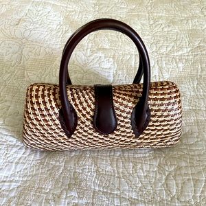 Women’s OKPTA Woven Handbag EUC Great for Spring Summer & Beach!!